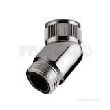 Shower Hose Angled Connector 1/2inch Bsp Xs0045cp