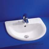 Related item Ideal Standard Edge E3072 500 X 430mm One Tap Hole C/t Basin White