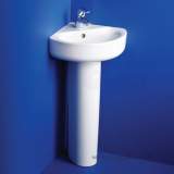 Ideal Standard Arc E792801 450mm One Tap Hole Cnr Basin White