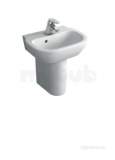 Ideal Standard Concept Curve E8873 450mm One Tap Hole Basin Wh