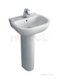 Ideal Standard Concept Curve E8877 550mm One Tap Hole Basin Wh
