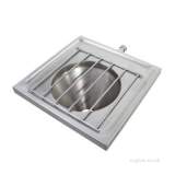 600 Wall Mounted Disposal Hopper With Grating Back Inlet Ps8110ss