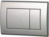 Pegler Yorkshire 4p9055 Polished Chrome Dream Dual Flush Plate For Concealed Wc Frame