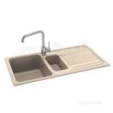 Related item Champagne Summit Reversible Kitchen Sink With Drainer And 1.5 Bowl