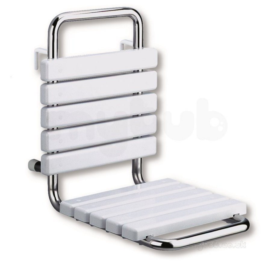 Delabie Removable Slatted Shower Seat Delabie