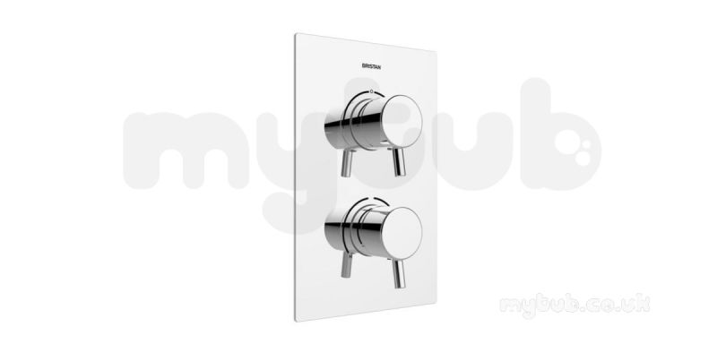 Prism Shower Valve With Integral Two Outlet Diverter Chrome Pm2 Shcdiv C Bristan