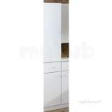 Bonito 30cm Tall Cupboard With Drawer Left Hand White 1.296