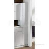 Bonito 30cm Tall Cupboard, 2 Door Right Hand White 1.299