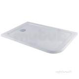 Volente 1200x800 Right Hand Tray Curved Cornr Wh