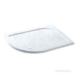 Volente 1100x700 Left Hand Quad Abs Stone Resin Tray White 158.708