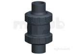 Georg Fischer Upvc Ball Check Valve 561 Epdm 90 161561049