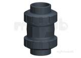 Georg Fischer Upvc Ball Check Valve 561 Epdm Ansi 32 161561104