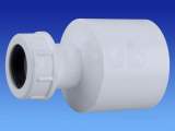 Osma 1o149w White 19mm Tundish 1o149 W