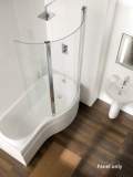 Prado Showerbath 1500 Carronite Panel White 23.1931