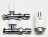 Terrier Straight Temperature Relief Valve And Lockshield Pack 8/10mmx0.5 Inch