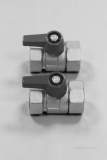 Myson 1 Inch Manifold Ball Valves Per Pair