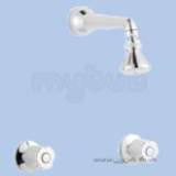 Logics Lg5710 P/mntd Fixed Shower Mixer Chrome Plated Lg5710cp