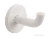 Delabie Coat Hook 62x100 White Epoxy Stainless Steel