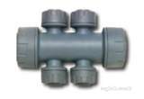 22mm X 10mm 4 Port P/plumb Manifold 5