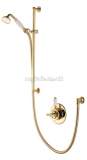 Aqualisa 560.04 Aquatique Adjustable Head Gold Plated