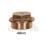 Midbras 3/4 Inch Flanged Brass Plug