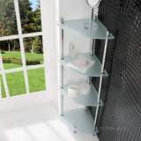 Davos Corner 320x320x1180 Glass Shelves 56.1052