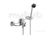 V2 Wall Mounted Bath Shower Mixer Chrome