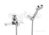 Targa Deck Mounted Bath Shower Mixer Chr