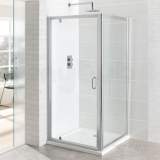 Vantage Easy Clean Pivot Door 700mm Silver 69.0082