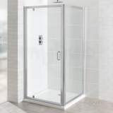 Vantage Easy Clean Pivot Door 760mm Silver 69.0083