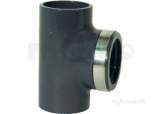 Georg Fischer Upvc Pl/bsp Branch Tee 212012 3/8 721201205