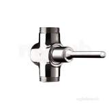 Delabie Tempochasse Wc Mm1 1/4 Inch Lever-op Valve 7sec Time Flow