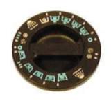 Hotpoint 1600086 Timer Knob Brown 9546