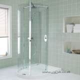 Related item Ideal Standard Serenis 360 L5232 Left Hand 1500 X 1100 Peninsular Shower Tray