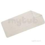 Small White Rubagrip Mat 580 X 340mm Ag181122