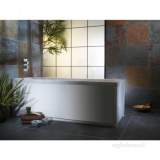 Uno 1700mm Front Panel With Plinth White