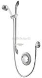 Aqualisa Turbostream 99.20.21 Adjustable Head White/chrome Plated