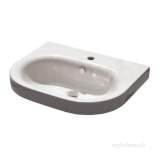 Con620w Contemporary Basin 620mm White