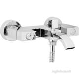 Deva Edge106 Wall Mounted Bath Shower Mixer Cp