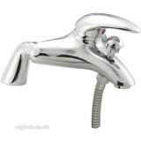 Deva Elan Single Lvr Bath/shower Mixer And Kit Cp