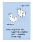 Pln 121mm X 75mm Gx Left Hand Stopend Gxs1/sela