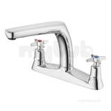 Sandringham 21 B9880 Xtop Two Tap Holes Dck Sink Mixer Cp