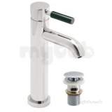 Extend Mono Basin Mixer Single Lever Dck Mtd Nua-100e/cc-c/blk