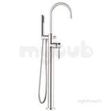 Bath Shower Mixer Plus Shower Kit Single Levr