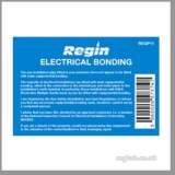 Regin Regp11 Electrical Bond Sticker 8