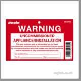 Regin Regp44 Appliance Sticker X 8