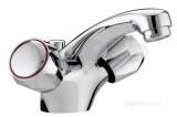 Club Basin Mixer Eco4 Chrome Plated With Metal Heads Vac Bas E4 C Mt