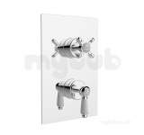 Renaissance Recessed Thermostatic Dual Control Shower Valve Chrome Rs Shcvo C