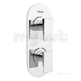 Sail Recessed Thermostatic Dual Control Shower Valve Chrome Sai Shcvo C