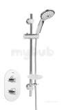 Artisan Recessed Thermostatic Dual Control Shower Valve With Kit Chrome Ar3 Shcmt C